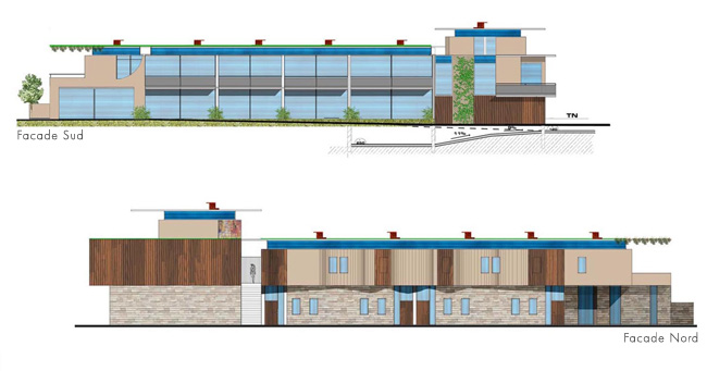 Création 8 maisons de ville Bioclimatique BBC, Saint-Apollinaire 2016