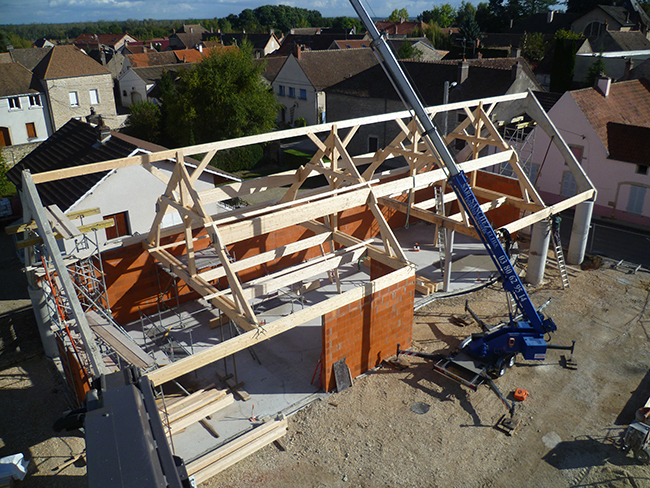 Construction d'une Mairie, Chorey-les-Beaune 2015