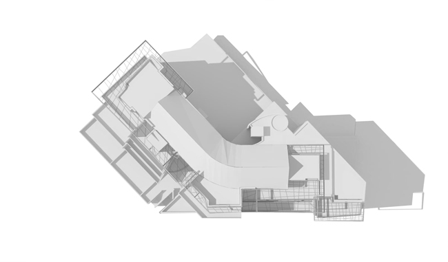 Maquette 3D Concours 20 logements BBC collectifs, Talant 2011