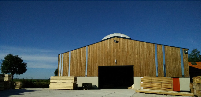 Construction d'une usine relais, Poinçon-lès-Larrey 2016