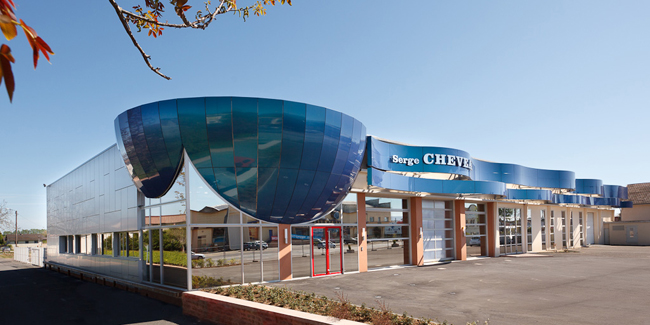 Création et extension bâtiment industriel verrerie Serge CHEVEAU, Varennes-lès-Mâcon 2016